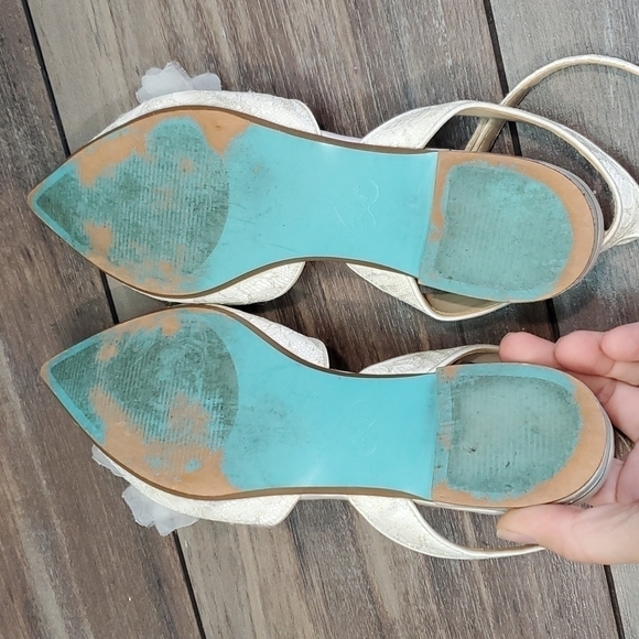 Betsey Johnson Willa Flats Pointed Toe Loafer shoes sz 6 - Picture 8 of 9